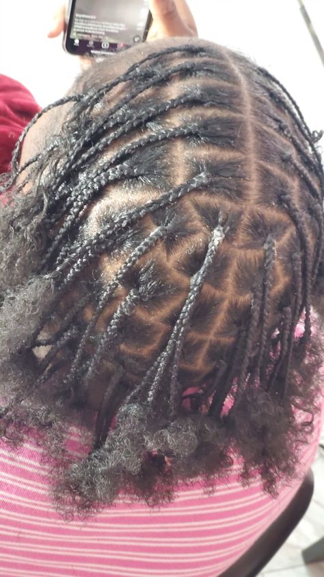 Prepared for your soft loc install by scalp mapping and pre braiding Pre Parting For Soft Locs, Preparing For Braids, Medium Parts For Soft Locs, Soft Locs Install, How To Install Soft Locs, Parting For Soft Locs, Soft Loc Parts, Braiding Map, Soft Loc Parting