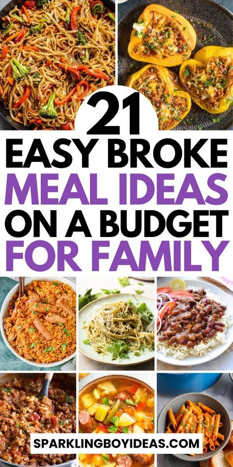 Essen, Cheap Meals On A Budget, Easy Cheap Meals, Cheap Family Dinners, Cheap Healthy Dinners, Cheap Meal Prep, Cheap Meal Plans, Inexpensive Dinners, Budget Family Meals