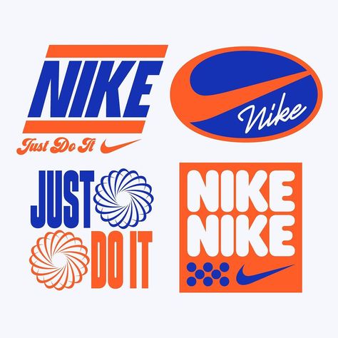 Sports Logo Design Graphics, Nike Graphic Design, Nike Logo Design, Cool Nike Logos, Vintage Nike Logo, 2023 Wrapped, Hm Logo, Font Canva Lettering, Logos Nike