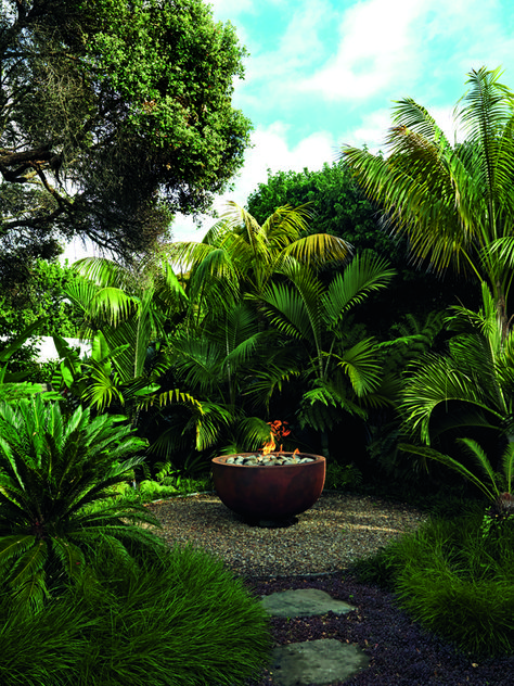 A tropical getaway garden in the heart of Auckland | Stuff.co.nz Hedges Landscaping, Tropical Gardening, Bbq Design, Tropical Backyard Landscaping, Deco Garden, Tropical Landscape Design, Bali Garden, Tropical Garden Design, Planting Design