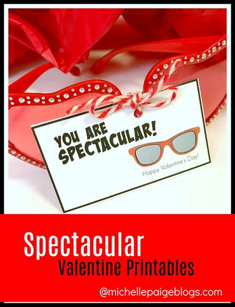 Glasses Valentine, Sunglasses Valentine, Fun Red Sunglasses For Valentine's Day, Glasses Valentine Free Printable, Fun Sunglasses For Valentine's Day Gift, Car Letter, Simple Eye, Valentine Quotes, Paper Trail