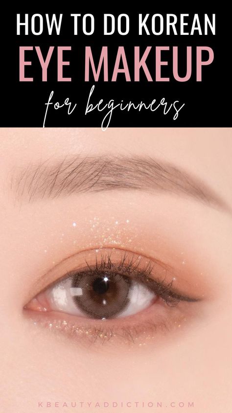 Eye Makeup Simple Korean, Simple Natural Eye Makeup For Beginners, Etude House Bakehouse Looks, Korean Light Makeup Natural, Simple Eye Makeup Asian, Eyeliner Styles Simple Korean, Korean Light Makeup Tutorial, Make Up Ideas Natural Korean, K Beauty Makeup Natural Looks