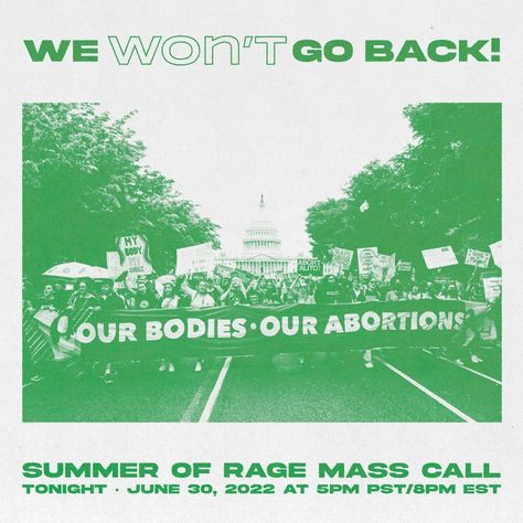 Women's March on Instagram: “The end of Roe isn’t a call to mourn what we lost — it’s a call to action. Join us tonight at 5pm PT / 8pm ET to hear what's next in the…” Call To Action Poster, Action Poster, Womens March, Reproductive Rights, What Next, Call To Action, Design Collection, Poster Design, Autumn Winter