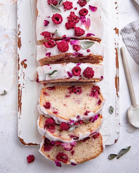 Raspberry Loaf Cake, Raspberry Loaf, Fudgy Vegan Brownies, Sugar Carrots, Seasonal Desserts, Bean Flour, Summer Baking, Vegan Brownie, Loaf Cake