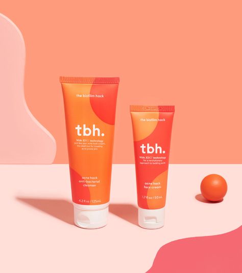 tbh. Skincare Is Flipping The Negative Connotations Of Acne | Dieline - Design, Branding & Packaging Inspiration Isopropyl Alcohol Uses, Double Cleanser, Acne Hacks, Hormonal Breakouts, Benzalkonium Chloride, Skin Quiz, Acne Cleansers, Acne Cream, Cystic Acne