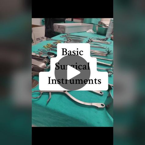 TikTok · Nurse Victoria✨ Surgical Instruments Names, Surgical Instruments