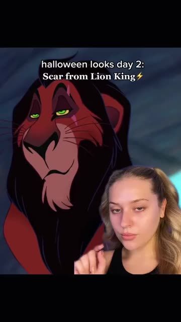 Scar Halloween Costume, Scar Costume, Lion Costume Women, Disney Villains Makeup, Disney Villain Costumes, Lion King Scar, Lion Halloween Costume, Scar Makeup, Scar Lion King