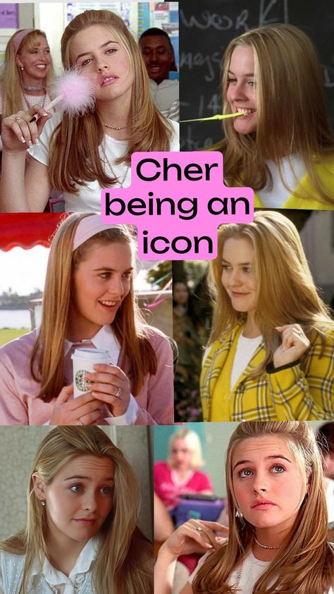 Cher horowitz being an icon Cher Clueless Hair, Cher Clueless Aesthetic, Clueless Aesthetic, Clueless Movie, Cher Clueless, Cher Horowitz, Celebrity Look Alike, 2000s Movies, Peaky Blinders