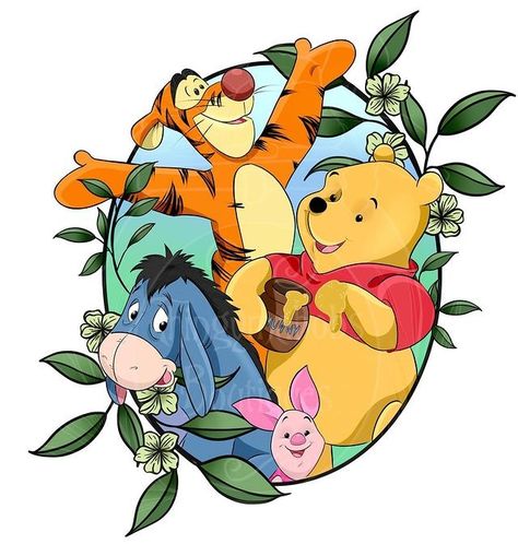 📣📣📣sold📣📣📣 Dm or comment sold to claim £45 #fantasy #fantasyart #fantasyarts #fantasyartwork #disney #disneyart #disneyfans… | Instagram Winnie The Pooh Tigger Drawing, Disney Cute Drawings, Pooh Bear Painting, Winnie The Pooh Paintings, Winnie The Pooh Thanksgiving, Eeyore Pictures, Scooby Doo Pictures, Winnie The Pooh Cartoon, Disney Best Friends