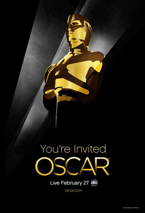 Invitation to the red carpet event Oscar Theme Party, Hollywood Party Invitations, Oscar Theme, Academy Awards Party, Oscar Academy Awards, Award Poster, Oscar Awards, Oscars 2014, Oscar Night