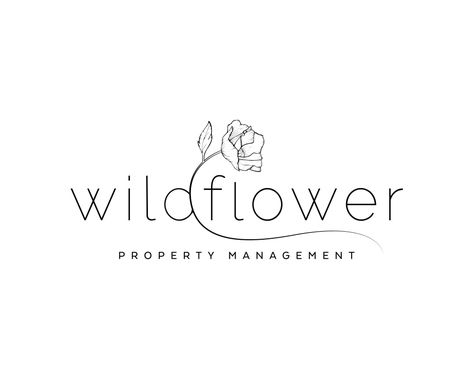 Wildflower Property Management | Logo Design by Akula Kreative | #floral #logodesign #branding | akulakreative.com Dandelion Logo, Etsy Logo Design, Spring Logo, Management Logo, Logo Fleur, Etsy Logo, Creative Brands, Florist Logo, Modern Brands