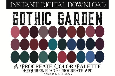 Goth Pallete Color, Boho Goth Color Palette, Addams Family Color Palette, Soft Goth Color Palette, Goth Colour Palette, Witch Aesthetic Color Palette, Goth Color Pallet, Goth Color Palette, Witchy Color Palette