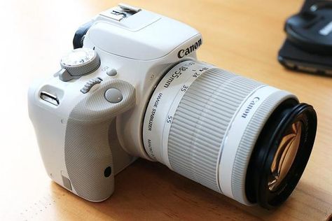 Canon EOS 100D White looks so nice Canon 100d, Camera Tips, Cute Camera, Camera Hacks, So Nice, Fujifilm Instax Mini, Canvas Art Painting, Canon Eos, Eos