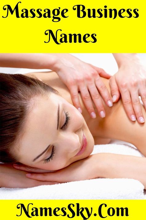 Massage Therapy Name Ideas, Massage Business Names, Therapy Business, Massage Therapy Business, Medical Massage, Mobile Massage, Massage Clinic, Massage Business, Swedish Massage