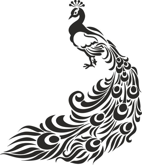 Peacock Stencil Free Vector Peacock Drawing Images, Peacock Vector, Peacock Drawing, Peacock Wall Art, Eye Logo, Seni 2d, Image Svg, Free Stencils, Stencil Patterns