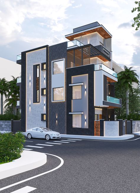 We design make your life easier. we design make minimum price and attractive. #Interior & #Exterior #Designer #Rohtak #Delhi #india Mumty Design, Modern Exterior Design, Morden House, Modern Exterior House Designs, House Elevation, Exterior House, Modern Exterior, Delhi India, House Designs