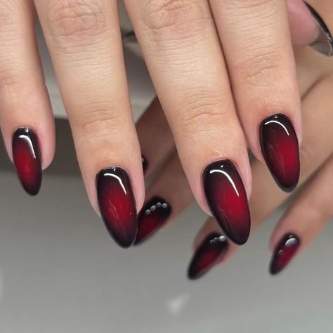 Glowing Aura, Aura Nails, Gothic Nails, Goth Nails, Grunge Nails, Black Nail, Kehlani, Halloween Nail, Prom Nails