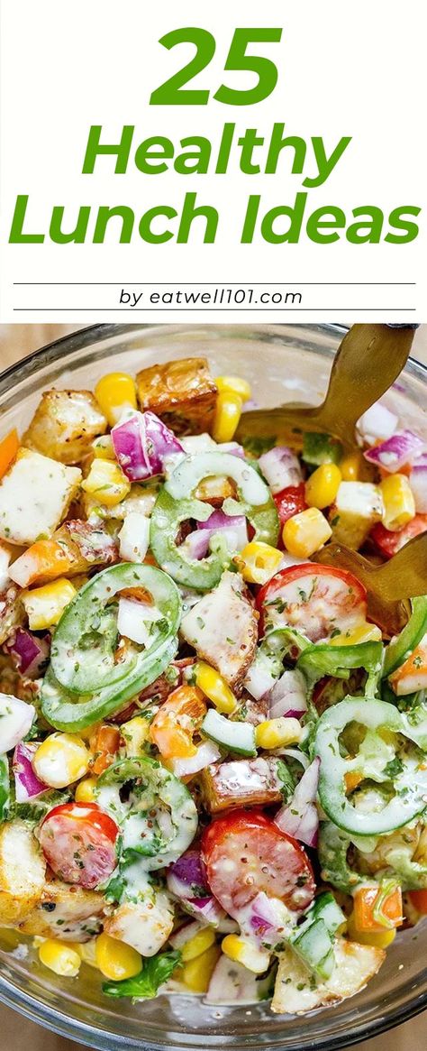 Healthy Lunch Recipes: 25 Easy Healthier Meal Ideas for Lunch — Eatwell101 Meal Ideas For Lunch, Cheap Healthy Lunch, Healthy Cold Lunches, Health Lunches, Cheap Lunch, Easy Healthy Lunch Recipes, Healthy Lunches For Work, Quick Healthy Lunch, Cold Lunches