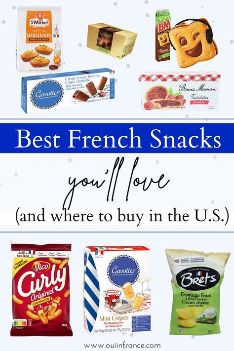 Bonjour, my fellow snack enthusiasts! Are you ready to infuse your snack time with a dash of French flair? Say au revoir to mundane munching and bon appétit to an array of delectable French treats available at pretty much all French grocery stores. What's that, you say? You're not in France?? No worries there... I'm sharing my favorite online French grocery store where you can buy French snacks and have them delivered directly to your doorstep in the U.S. French Grocery, French Snacks, French Candy, Gluten Free Potatoes, Store Snacks, French Culture, Grocery Stores, School Snacks, French Food