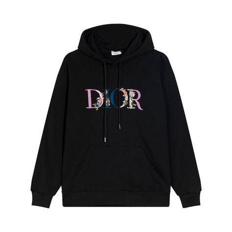 Dior hoodie Dior Hoodie, Dior Logo, Dior Fashion, Neck Hoodie, Clothing Material, Embroidered Sweater, Cotton Sweater, Sweater Hoodie, Christian Dior