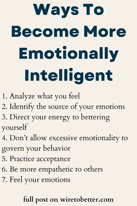 , including mindfulness, self-awareness, and empathy. #emotionalintelligence #selfimprovement How To Become Emotionally Intelligent, Emotional Intelligence Skills, How To Become More Intelligent, How To Be More Intelligent, How To Be Intelligent, How To Become Intelligent, Become Intelligent, Intelligence Tips, Identify Emotions