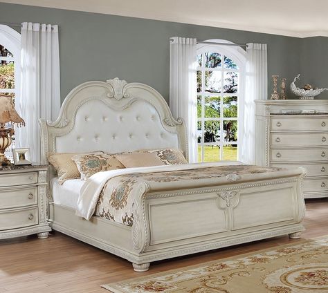 Sleigh bed makeover