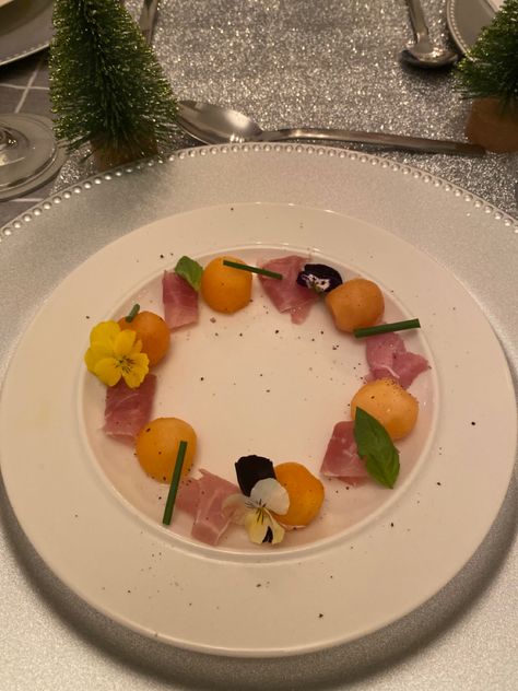 Christmas Day Starter 2022 Melon And Parma Ham, Parma Ham, Christmas Day, Parma, Melon, Christmas