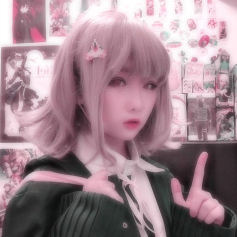 Chiaki Nanami Pfp, Chiaki Nanami Icons, Chiaki Cosplay, Chiaki Nanami Cosplay, Solo Pfp, Nanami Chiaki, Chiaki Nanami, Lovely Things, Danganronpa