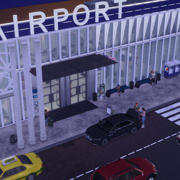 Sims 4 Airplane Cc, Sims 4 Airport Cc, Sims 4 Airport, Ts4 Lots, Airports Terminal, Sims 4 Teen, Cc Finds, Sims 4 Mods, The Sims 4