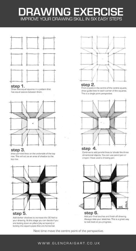 Perspective Drawing Architecture, Perspective Drawing Lessons, Art Basics, Architecture Design Sketch, Architecture Design Drawing, Point Perspective, Perspective Art, Drawing Exercises, Architecture Drawing Art