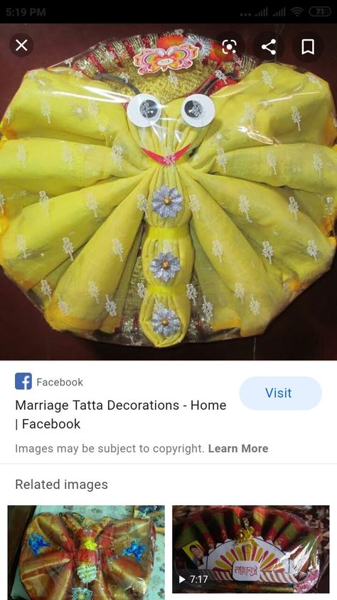 Bengali Wedding Tatta, Bengali Wedding Totto Decoration, Totto Decoration Ideas, Totto Decoration Ideas Bengali, Mrg Decoration, Saree Packing, Dress Packing, Wedding Packing, Origami Tutorial Easy