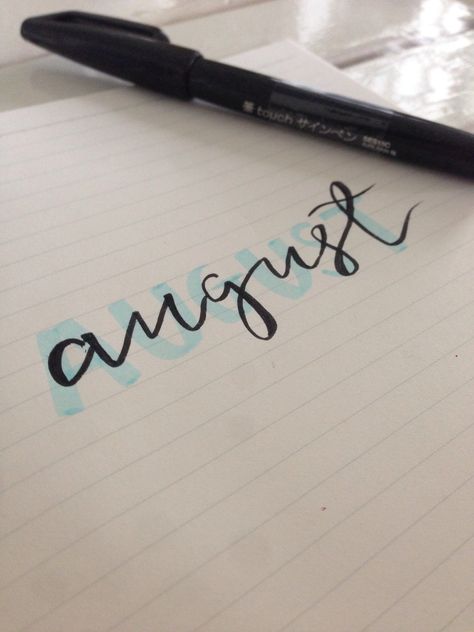 August calligraphy ideas;) August In Calligraphy, August Calligraphy, Happy Birthday Wishes For Him, Calligraphy Ideas, Birthday Wishes For Him, August Birthday, Cute Birthday Cards, Hand Lettering Tutorial, Lyrics Aesthetic