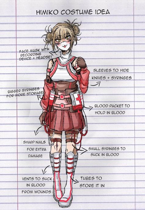 Hero Toga Himiko, Toga Hero Costume, Toga Inspired Outfits, Himiko Toga Outfit Ideas, Toga As A Hero, Bnha Hero Costumes, Hero Toga, Toga Himiko Outfit Ideas, Mha Costume Ideas