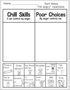 Character Education - Anger Edition by Teach Me First | Teachers Pay Teachers Pbis Kindergarten, Emotional Activities, Social Skills Groups, Counseling Lessons, Guidance Lessons, Elementary Counseling, Teaching Social Skills, Elementary School Counseling, Social Thinking