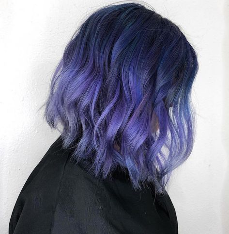 Periwinkle Hair Color Is the Newest ... Periwinkle Hair Color, Periwinkle Hair, Dyed Hair Care, Purple Balayage, Dyed Hair Pastel, Cute Hair Colors, Ombre Hair Blonde, Hair Color Streaks, Hair Color Pastel