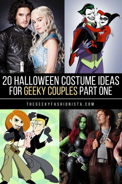 Couples Scream Halloween Costume, Geeky Couples Costumes, Geek Halloween Costumes, Zorro Couple Costume, Witch Couples Costume, Cosplay Couple Ideas, Unique Couples Halloween Costume Ideas Funny, Couples Scary Halloween Costume Ideas, Geeky Costumes