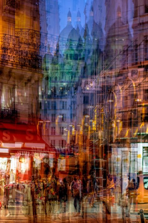 Multiple Exposure Photography, A Level Photography, City Artwork, Creative Landscape, Creation Photo, Photo Layers, Layered Art, Photography Resources, Abstract City