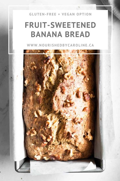 Breakfast Banana Bread, No Sugar Banana Bread, Low Sugar Banana Bread, Healthy Banana Bread Recipe, Sugar Free Banana Bread, Sugar Free Breakfast, Breakfast Banana, Peanut Butter Banana Bread, Banana Bread Recipe Healthy