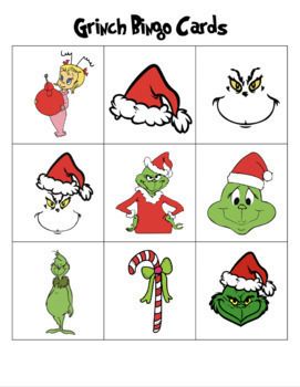 Preschool Grinch Activities, Grinch Bingo, Grinch Games, The Grinch Pictures, Alphabet Games, Christmas Kindergarten, Christmas Grinch, Bingo Board, Easel Activities