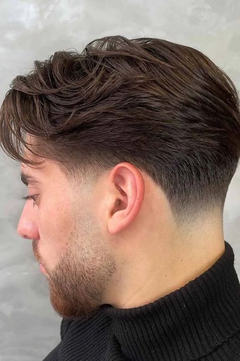 Flowy Haircut Ideas for Men | HairAide Mens Haircut 30 Year Old, Short Sides Medium Top Hair Men, Messy Slick Back Hair Men, Classic Haircut Men, Flow Hairstyle Men, Mens Haircuts Wavy Hair, Mens Haircuts Straight Hair, Mid Fade Haircut, Mens Haircuts Short Hair