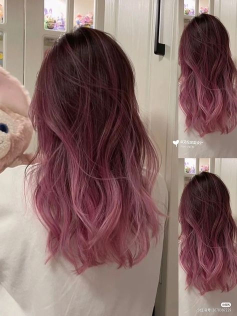 Hair Color For Tan Skin, Hidden Hair Color, Pink Ombre Hair, Korean Hair Color, Hair Color Underneath, Peekaboo Hair, Hair Color Streaks, Pretty Hair Color, Hair Color Pink