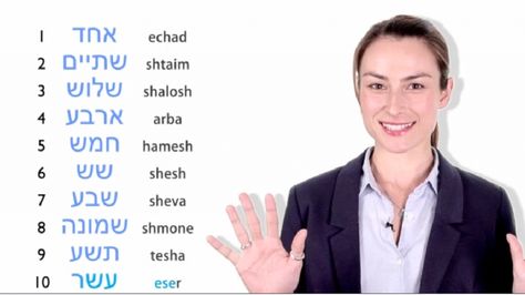 How to Count In Hebrew From 1-100 in 5 Minutes | LinguaJunkie.com Hebrew Numbers 1-10, Hebrew Numbers, Talitha Cumi, Learn Hebrew Alphabet, Hebrew Language Learning, Hebrew Vocabulary, Learning Hebrew, Hebrew Writing, Jewish Learning