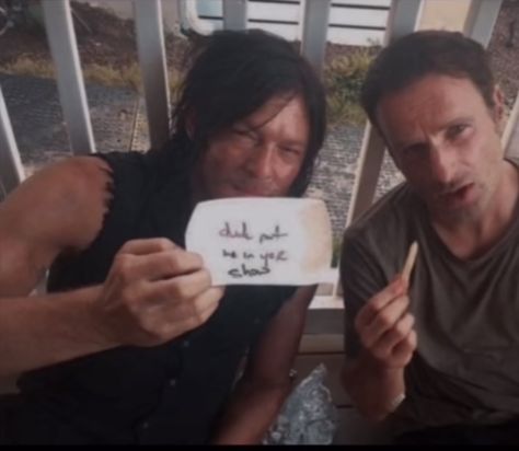 Norman And Andrew, Rick Walking Dead, Me And Bro, Walking Dead Pictures, Daryl And Rick, The Walkind Dead, Twd Funny, Walking Dead Funny, Talking To The Dead