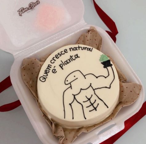 Bento Cake Crossfit, Bento Cake Fitness, Bento Cake Academia, Bolo Crossfit, Gym Cake, Mini Torte, Funny Birthday Cakes, Bento Cake