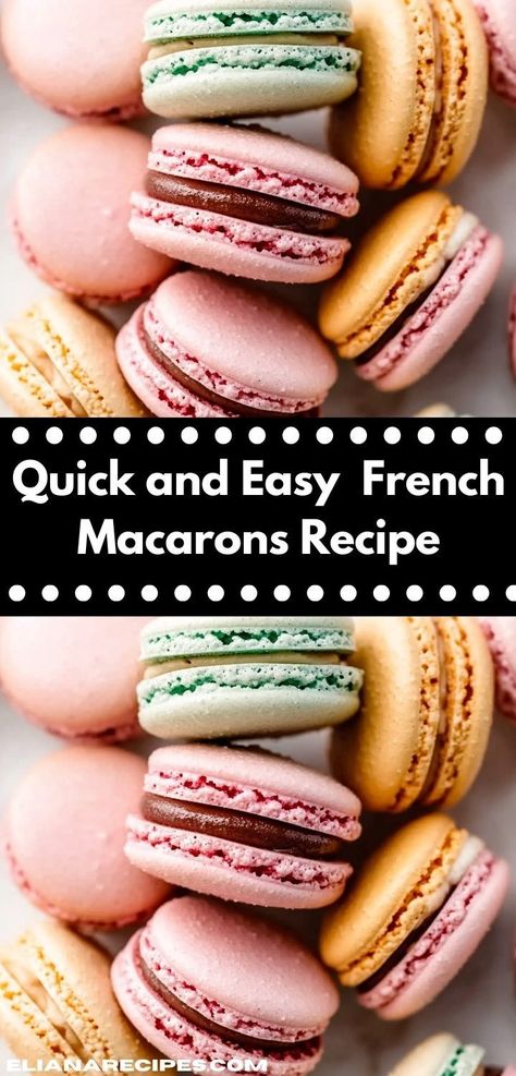 Craving a delightful treat? This Beginner’s Guide to French Macarons is your ticket to sweet success. With vibrant flavors and easy steps, it’s perfect for family gatherings or special occasions. Beginner Macarons, Easy Macaroon Recipes For Beginners, Beginner Macaron Recipe, Easy Macarons For Beginners, Macaroons Recipe For Beginners, Macaroons Recipe Easy, French Macaroons Recipe, Macarons For Beginners, Basic French Macaron Recipe