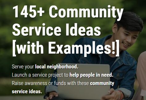 Community Project Ideas, Community Service Ideas, Types Of Communities, Community Service Projects, Service Ideas, Education Organization, Service Projects, Education Motivation, Education Quotes For Teachers