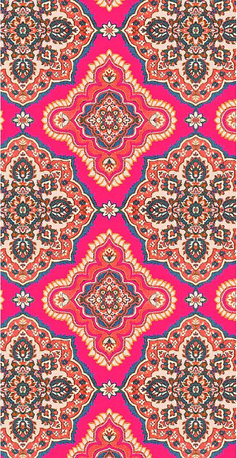 Bandhani Print Pattern, Mughal Patterns, Arabic Pattern Design, Textile Pattern Design Fashion, Mandala Wallpaper, Textile Prints Design, Islamic Art Pattern, Textile Pattern Design, Digital Borders Design