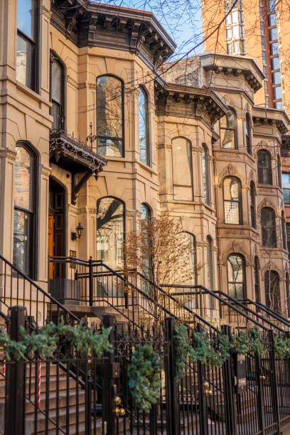 98 Chicago Brownstone Stock Photos, High-Res Pictures, and Images - Getty Images Brownstone Chicago, Chicago Brownstone, Moving To Chicago, San Francisco Style, Chi Town, Portrait Photography Men, Town House, Row House, The Windy City