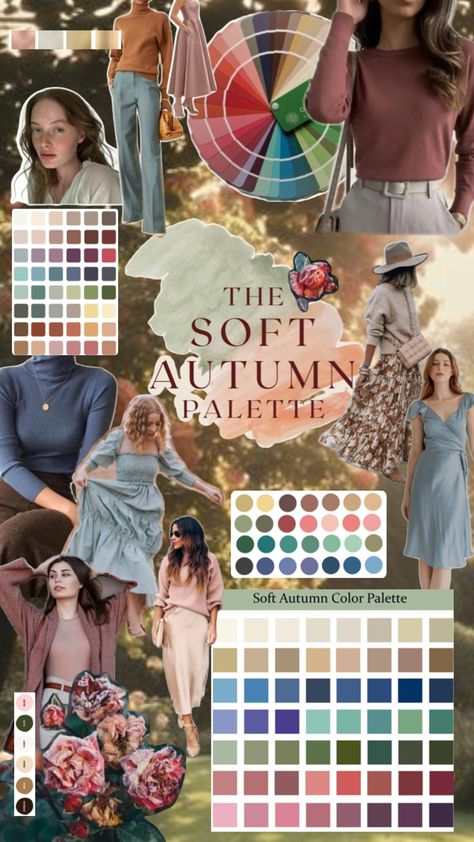 Color Season Analysis, Season Analysis, Soft Autumn Palette, Makeup And Accessories, Soft Autumn Color Palette, Soft Summer Color Palette, Autumn Palette, Custom Matches, Deep Autumn