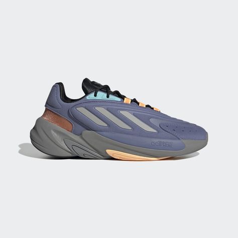 Ozelia Shoes, Adidas Ozelia, Yeezy 500, Violet Grey, Enjoy The Ride, On Clouds, Walking On Clouds, Adidas Fashion, Black Shoes Women